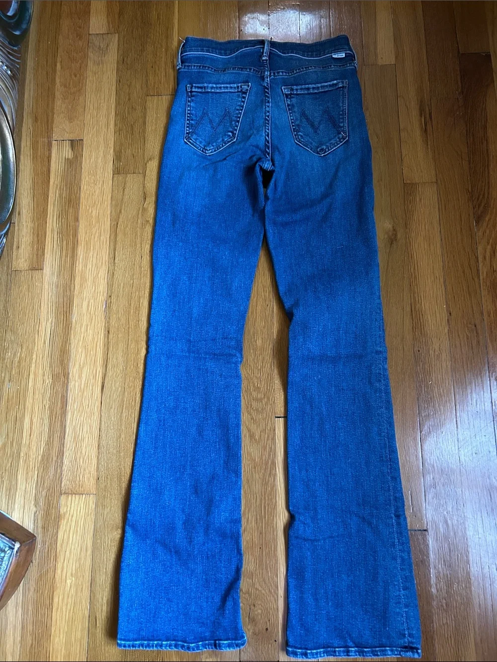 MOTHER JEANS BOOTCUT “ THE OUTSIDER SNEAK” 25 DARK AND STORMY NIGHT WORN ONCE
